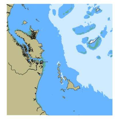 Picture of Australia - Queensland - Great Barrier Reef - Rattlesnake Island to Dunk Island