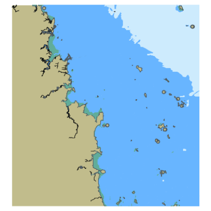 Picture of Australia - Queensland - Great Barrier Reef - Broad Sound to Cumberland Islands