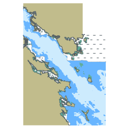 Picture of Entrance to/Entrée à Chesterfield Inlet (Fairway Island to/à Ellis Island)