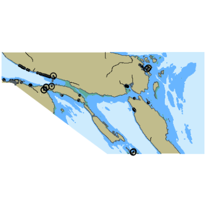 Picture of Dodd Narrows to/à Flat Top Islands