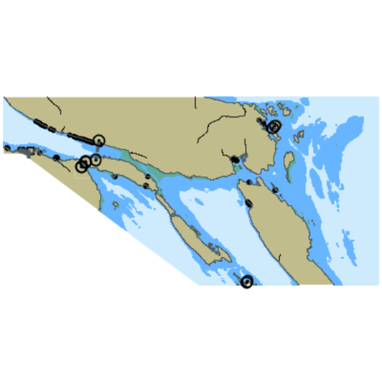 Picture of Dodd Narrows to/à Flat Top Islands