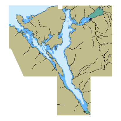 Picture of Malaspina Inlet, Okeover Inlet and/et Lancelot Inlet