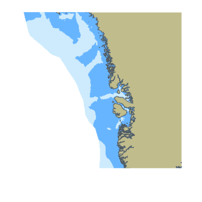 Picture of Greenland with Surrounding Waters Western Part