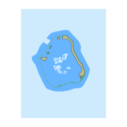 Picture of South pacific ocean - French polynesia - Maupihaa (Mopelia)
