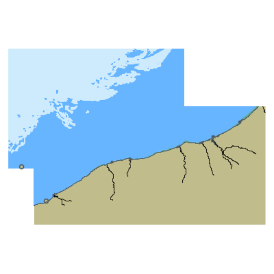 Picture of Côte Nord de France, Approaches to Fécamp and Dieppe