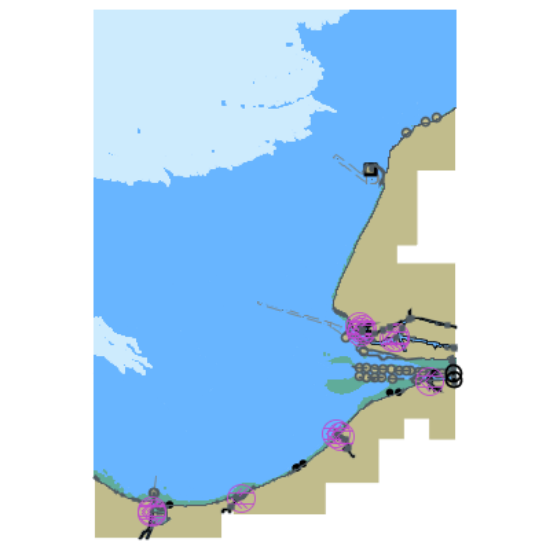 Picture of Approaches to Le Havre and Antifer