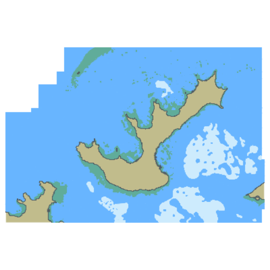 Picture of Mangareva island - West Pass