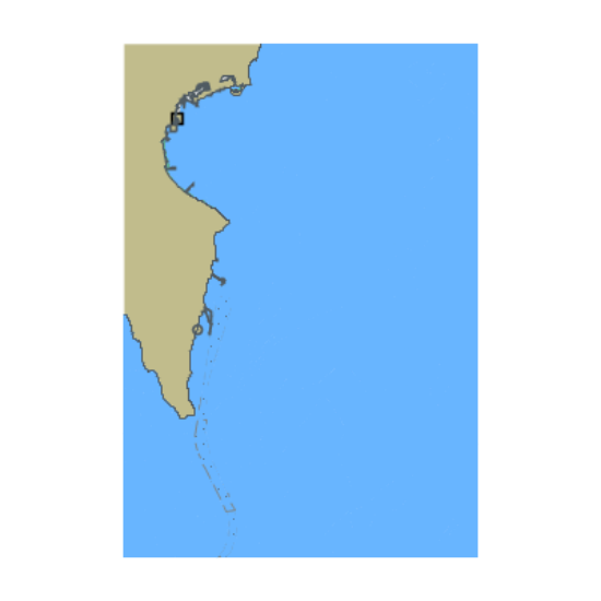 Picture of Approaches to Nouadhibou harbours