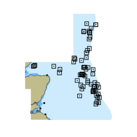 Picture of North Sea - Frigg Gas Field to Farne Islands