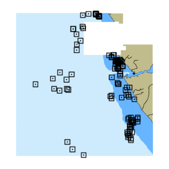 Picture of Congo - Angola and Congo (Democratic Republic) - N’Kossa Terminals to Cabeca da Cobra