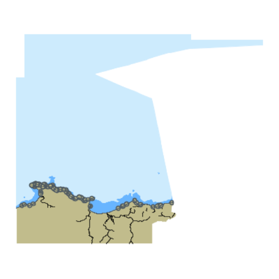 Picture of Mediterranean Sea - Algeria and Tunisia - Cap de Fer (Ras el Hadid) to Iles Cani