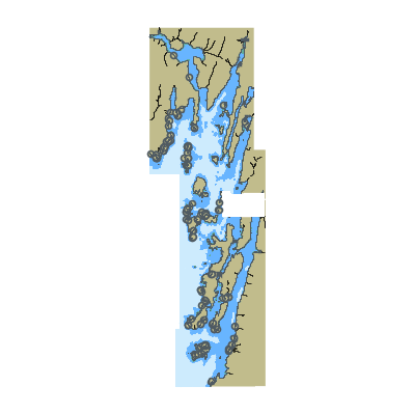 Picture of Clift Sound and Approaches to Scalloway and Seli Sandsound and Weisdale Voes