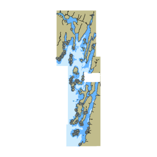 Picture of Clift Sound and Approaches to Scalloway and Seli Sandsound and Weisdale Voes