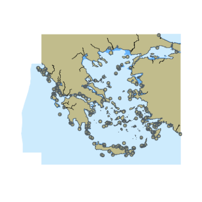 Picture of Messina Strait to Marmara Sea including Iónio and Aigaío Seas