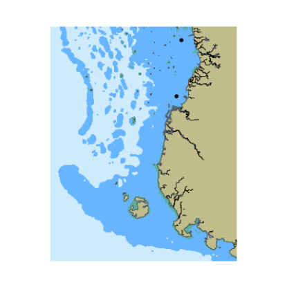 Picture of Indonesia.Sulawesi-Pantai Barat.Selat Makassar;Alur Pelayaran ke Makassar.