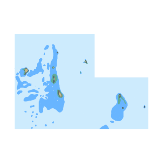 Picture of Indonesia;Pulau-Pulau dan Tempat berlabuh di Selat Makassar.bagian selatan.Pulau-Pulau di Alur Masuk Selatan Selat Makassar