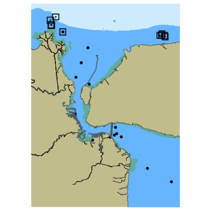 Picture of Indonesia.Jawa-Pantai Utara.Surabaya Alur Pelayaran Barat dan Timur.