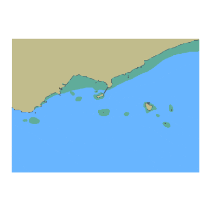 Picture of Indonesia.Alur Pelayaran dan Tempat-Tempat Berlabuh di Riau dan Pulau-Pulau Lingga.Pantai Selatan;Alur Pelayaran ke Tanjung Butun (Pelabuhan Lingga).