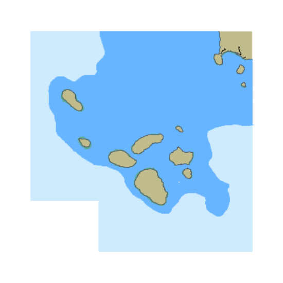 Picture of Indonesia.Sumatera-Pantai Barat Alur Pelayaran dan Tempat Berlabuh sekitar Pulau Nias.(Pulau-Pulau Hinako)