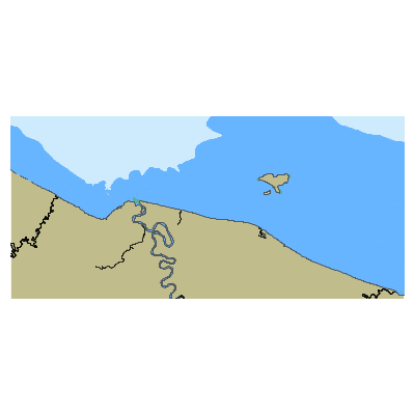 Picture of Indonesia;Papua - Pantai Utara Teluk Holmaffin dan Pulau-Pulau Wakde.