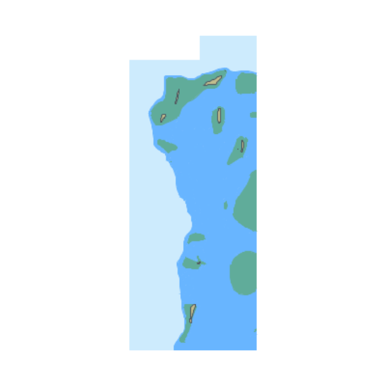 Picture of Indonesia.Laut Flores.Alur Pelayaran dan Tempat Berlabuh sekitar Pulau Tanajampea dan Pulau-Pulau disekitarnya.( Pulau-Pulau Takabonerate;Alur Pelayaran antara Jinatu dan Latondu )