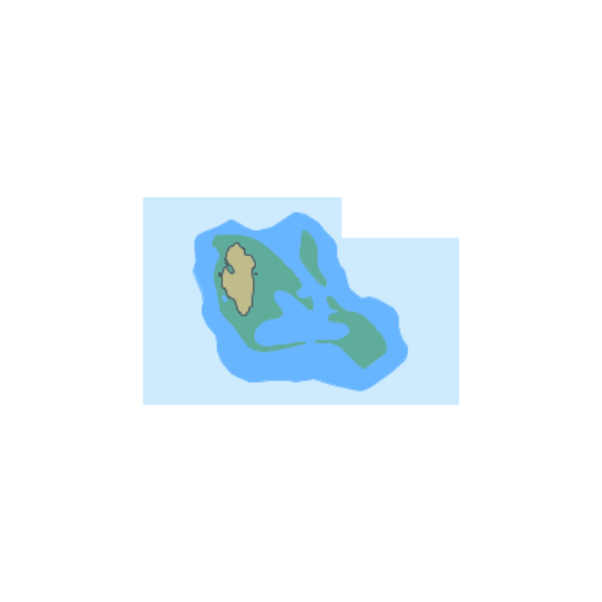 Picture of Indonesia.Laut Flores.Alur Pelayaran dan Tempat Berlabuh sekitar Pulau Tanajampea dan Pulau-Pulau di sekitarnya.(Pulau Kakabia)