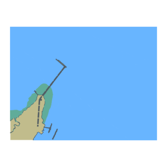 Picture of Indonesia.Kalimantan - Pantai timur Pulau Laut bagian Utara Alur Pelayaran Pulau Laut.( Pelabuhan Batubara )