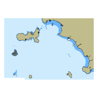 Picture of Piombino Channel to Argentario Promontory including Elba Pianosa and Montecristo islands