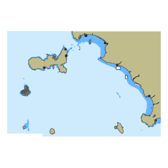 Picture of Piombino Channel to Argentario Promontory including Elba Pianosa and Montecristo islands