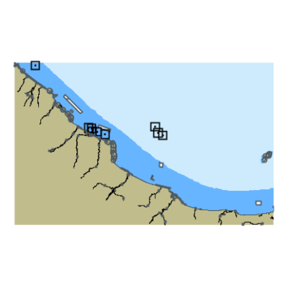 Picture of Lake of Lesina to Pescara including S.Domino and Caprara Islands