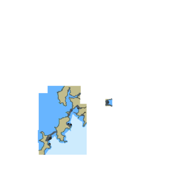 Picture of Approaches to Naka-Koshiki Shima, Nakakoshiki Ko