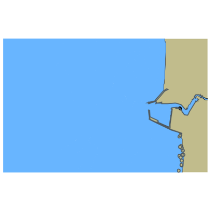Picture of Baltic Sea. Gulf of Riga. Port of Skulte
