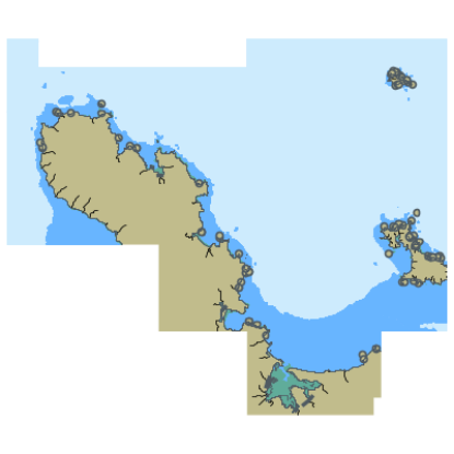 Picture of North Island - East Coast - Cape Colville to Great Mercury Island (Ahuahu) including Cuvier Island (Repanga Island)