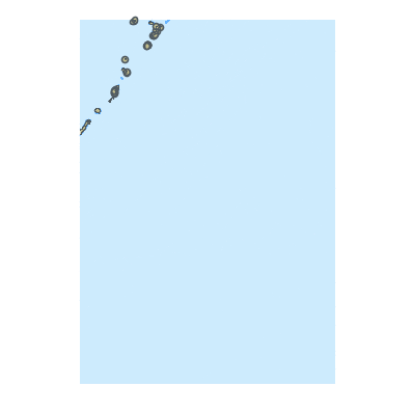 Picture of Kuril&apos;skiye Islands - Simushir Island to Ekarma Island and area SE from Kuril&apos;skiye Islands