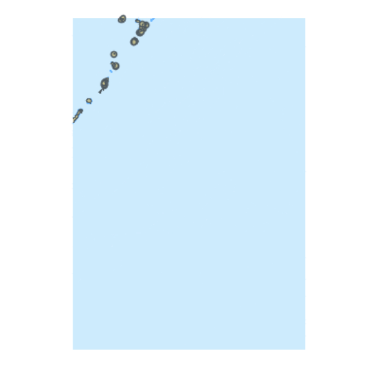 Picture of Kuril&apos;skiye Islands - Simushir Island to Ekarma Island and area SE from Kuril&apos;skiye Islands