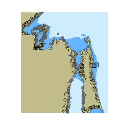 Picture of Sea of Okhotsk and Sea of Japan - Tatarskiy Strait (north part)