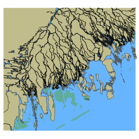 Picture of Caspian Sea North West Coastastrakhan` to Astrakhanskiy Roads