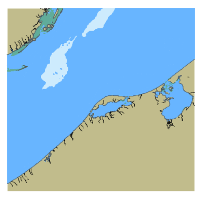 Picture of Barents Sea. SE Part. Pomorskiy Strait. Kolokolkova Inlet.