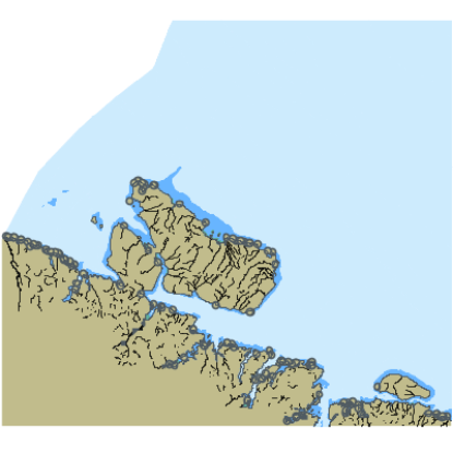 Picture of Barents Sea. Vardøy Island to Malyy Oleniy Island.