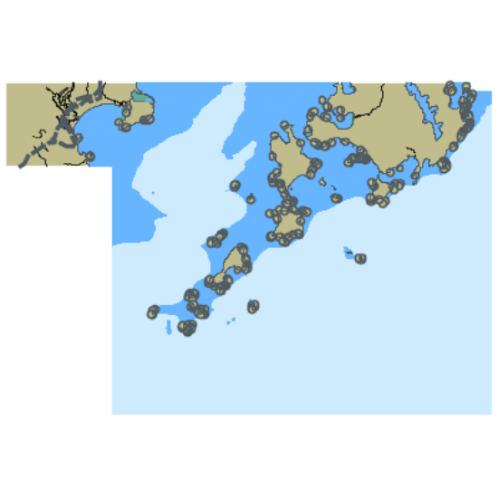 Picture of Sea of Japan - Pyotr Velikiy Gulf - Krolichiy Island to Zhitkov Peninsula