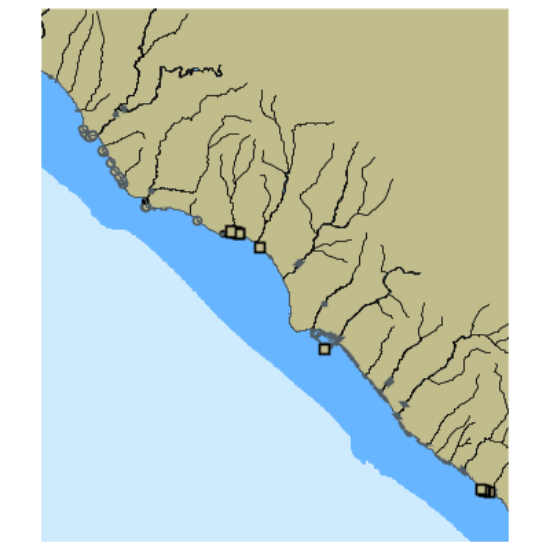 Picture of Black Sea - Coast of the Caucasus - Port Tuapse and approaches