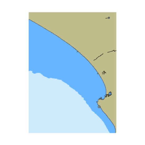 Picture of Black Sea. Coast of the Caucasus. Approaches to Port Anapa