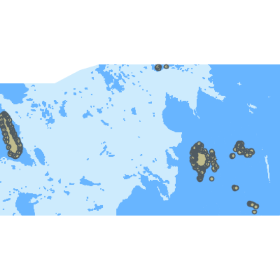 Picture of Baltic Sea. Gulf of Finland. Gogland Island to Malyy Island
