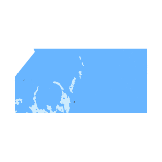Picture of Baltic Sea. Gulf of Finland. Area of Nerva Island.