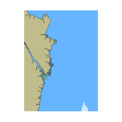 Picture of White Sea Terskiy Coast Orlovka Inlet to Kislukha Inlet