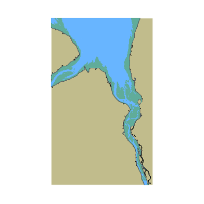 Picture of White Sea Mezenskiy Gulf Mezen’ River and Kuloy River Mouths and Approaches