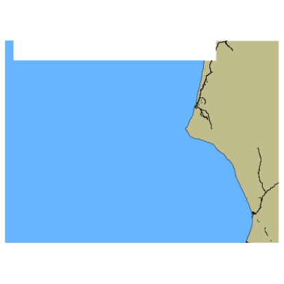 Picture of East Siberian Sea. Chaunskaya Inlet. Approaches to Rossomashiy Point