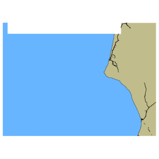 Picture of East Siberian Sea. Chaunskaya Inlet. Approaches to Rossomashiy Point