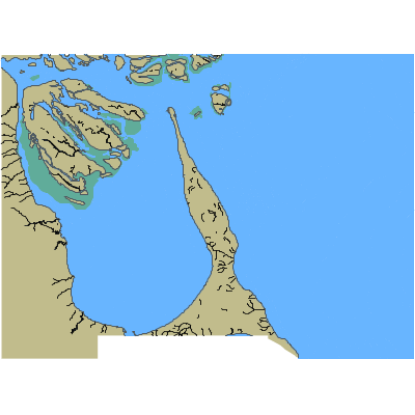 Picture of Laptev Sea. Lena River Delta. Bykovskiy Fairway and Neyolov Gulf(Zapadnaya Inlet)