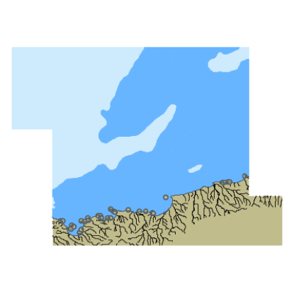 Picture of Kara Sea Taymyr Peninsula Severo-Vostochnyye Islands to Dvukh Medvedey Point